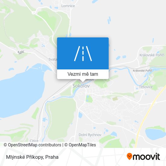 Mlýnské Příkopy mapa