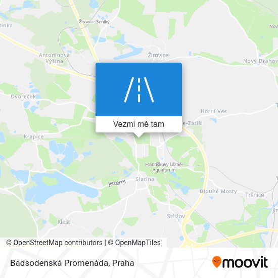 Badsodenská Promenáda mapa