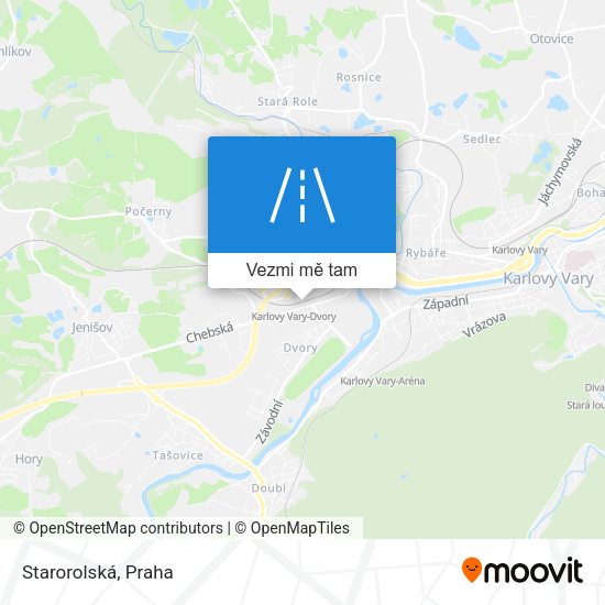 Starorolská mapa