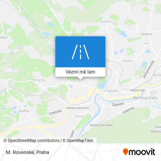 M. Rovenské mapa