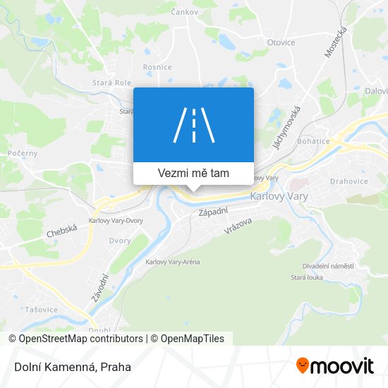 Dolní Kamenná mapa
