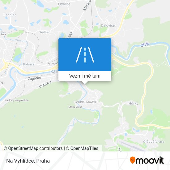 Na Vyhlídce mapa