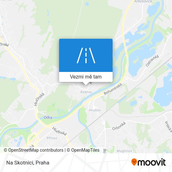 Na Skotnici mapa