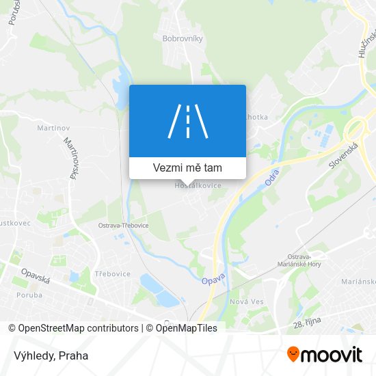 Výhledy mapa