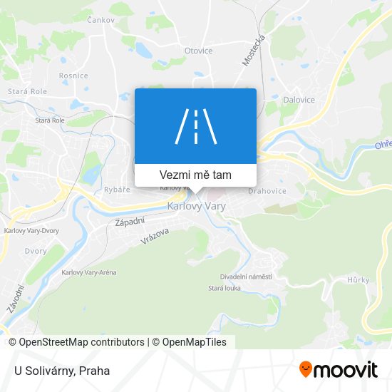 U Solivárny mapa