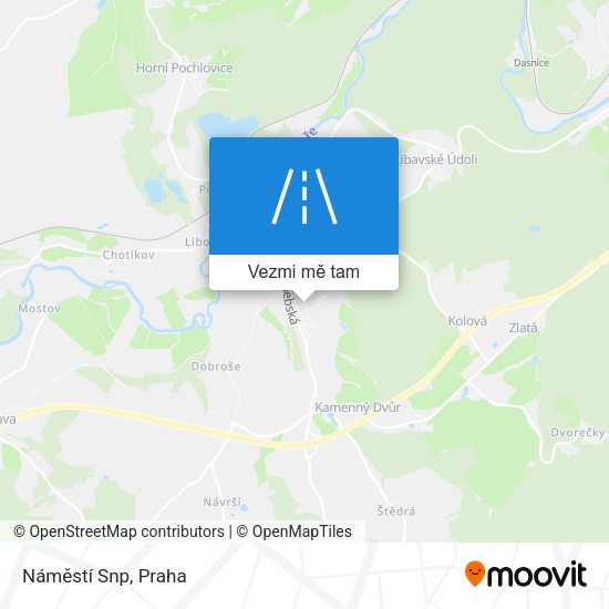 Náměstí Snp mapa