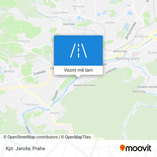 Kpt. Jaroše mapa
