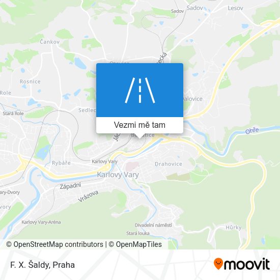 F. X. Šaldy mapa
