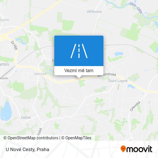 U Nové Cesty mapa