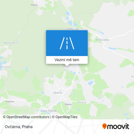 Ovčárna mapa