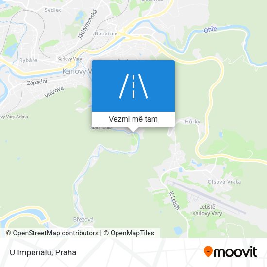 U Imperiálu mapa
