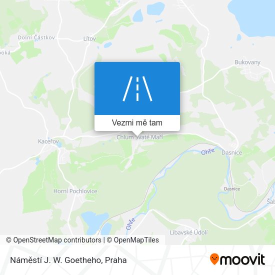Náměstí J. W. Goetheho mapa