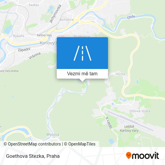 Goethova Stezka mapa