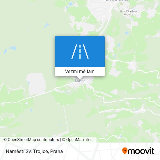 Náměstí Sv. Trojice mapa