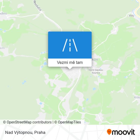 Nad Výtopnou mapa