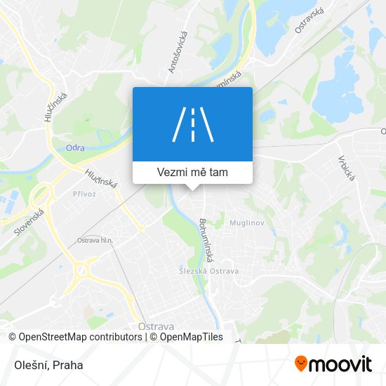 Olešní mapa