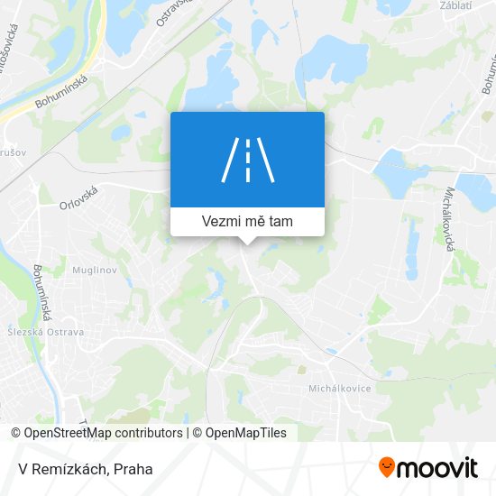 V Remízkách mapa