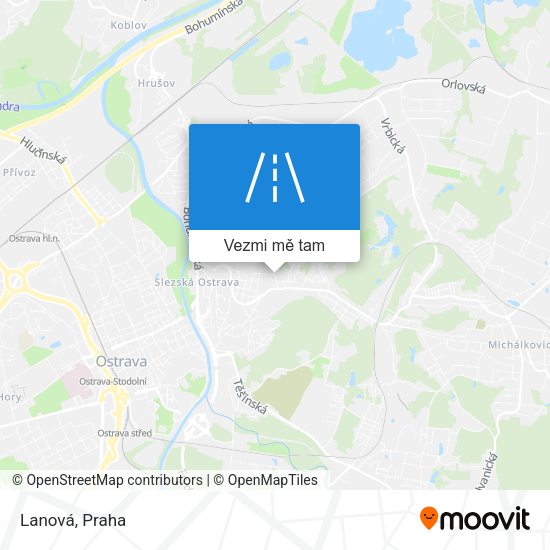 Lanová mapa