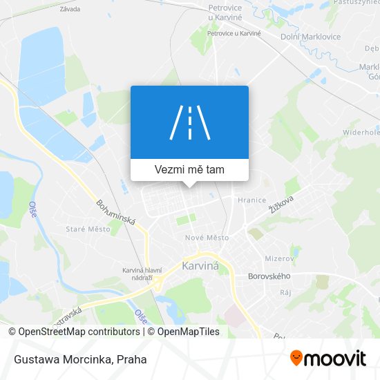 Gustawa Morcinka mapa
