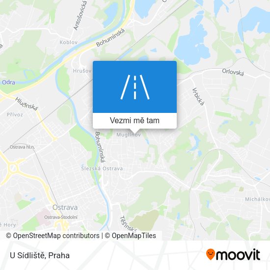 U Sídliště mapa