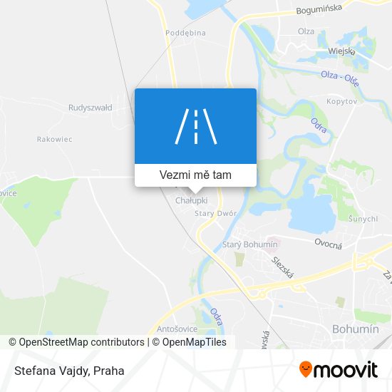 Stefana Vajdy mapa