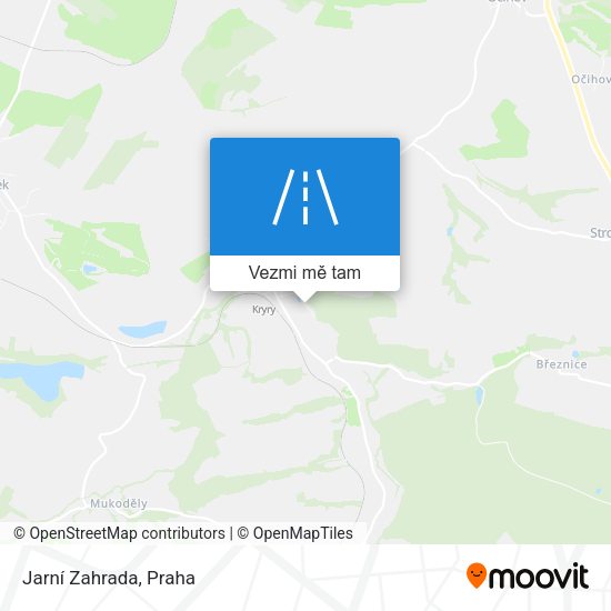 Jarní Zahrada mapa