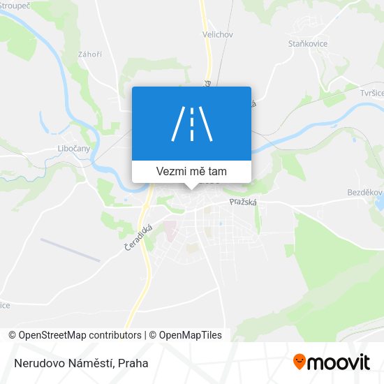Nerudovo Náměstí mapa