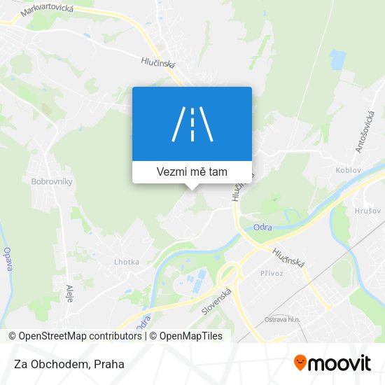 Za Obchodem mapa