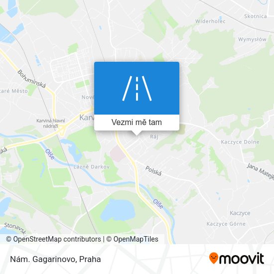 Nám. Gagarinovo mapa