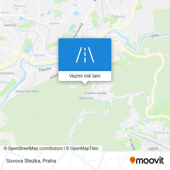 Sovova Stezka mapa