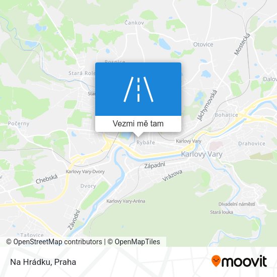 Na Hrádku mapa