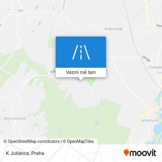 K Juliánce mapa