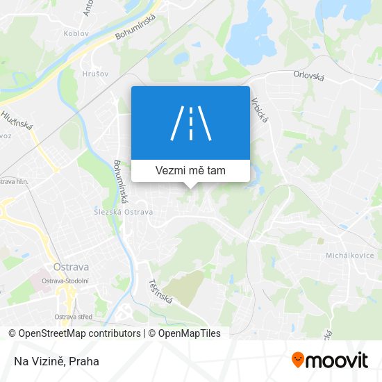 Na Vizině mapa