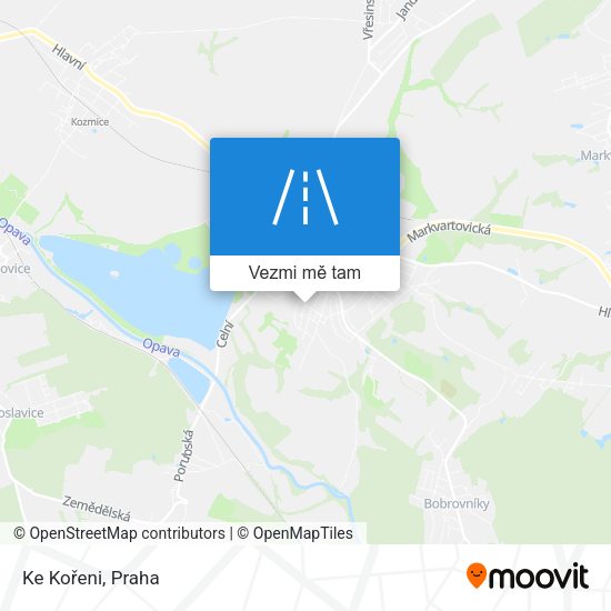 Ke Kořeni mapa