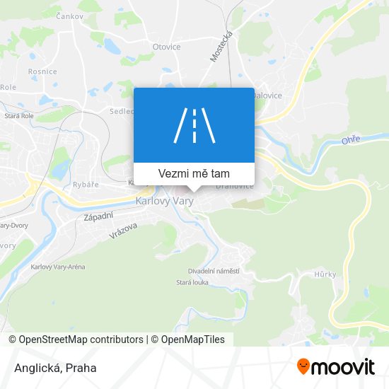 Anglická mapa
