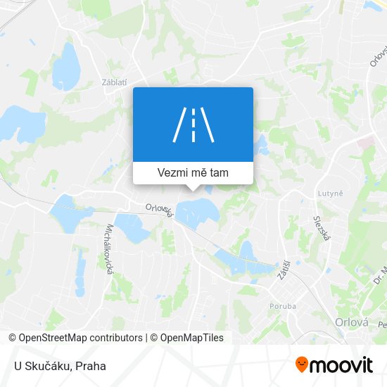 U Skučáku mapa