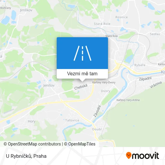 U Rybníčků mapa