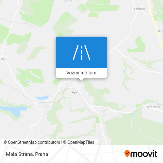 Malá Strana mapa