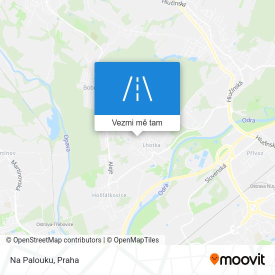 Na Palouku mapa