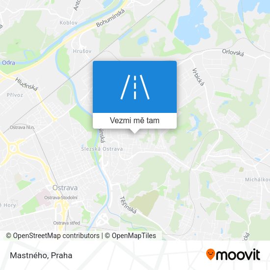 Mastného mapa