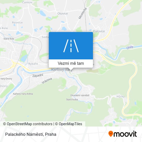 Palackého Náměstí mapa