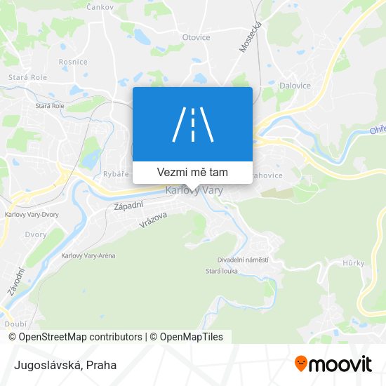 Jugoslávská mapa