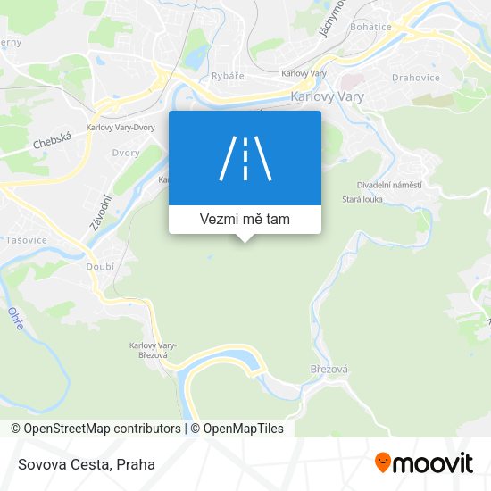 Sovova Cesta mapa
