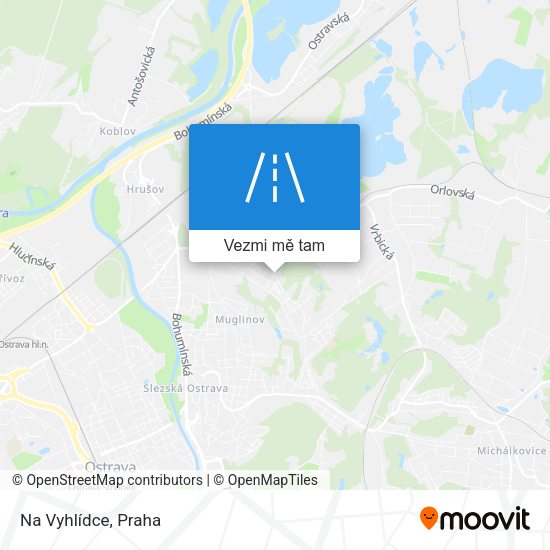 Na Vyhlídce mapa