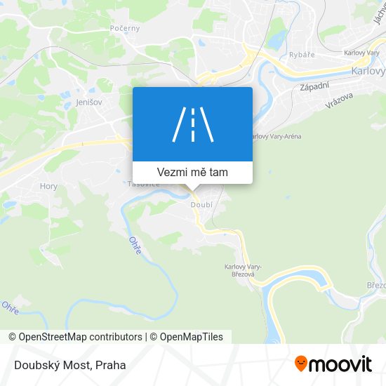 Doubský Most mapa
