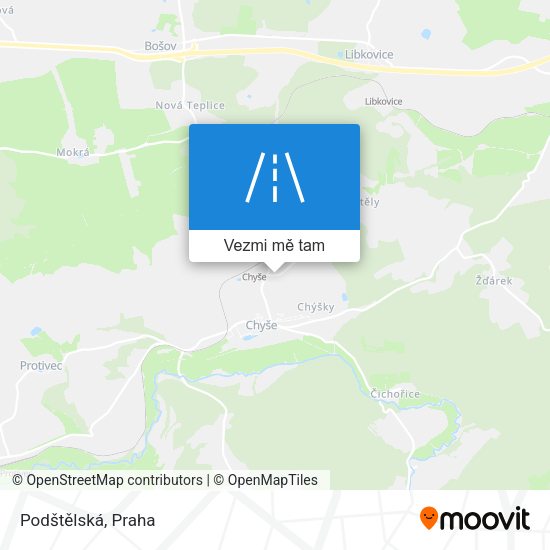 Podštělská mapa