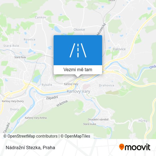 Nádražní Stezka mapa