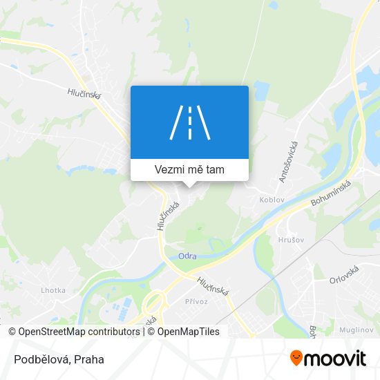Podbělová mapa