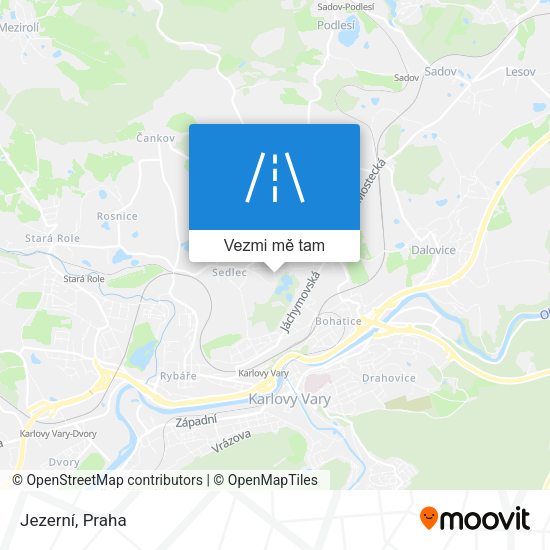 Jezerní mapa