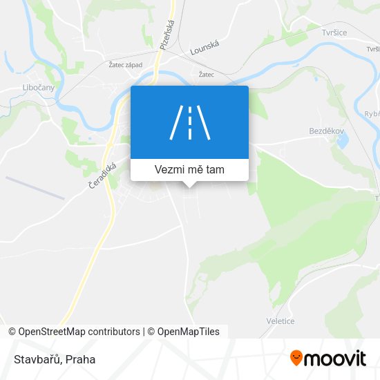 Stavbařů mapa